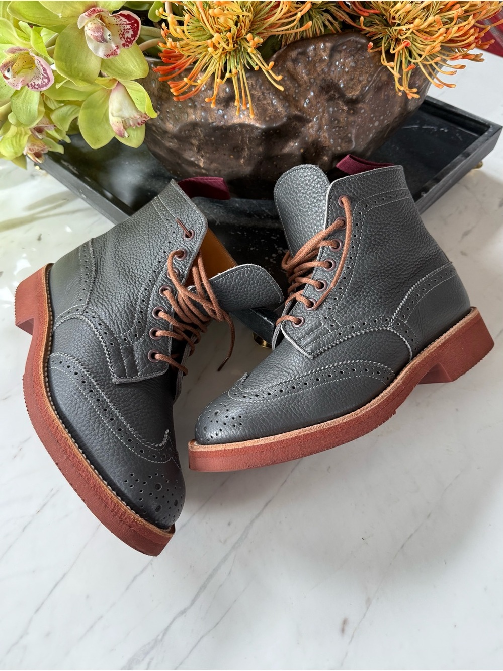 Tricker’s brogue women’s boots excellent condition - Picture 12 of 16
